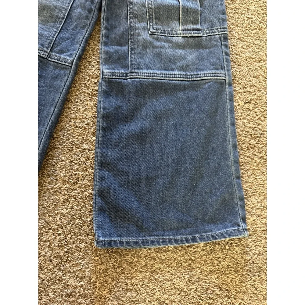 Youth Tractr‎ Wide Legged Cargo Pants with Zipper Pocket Girls Size 8 NWOT